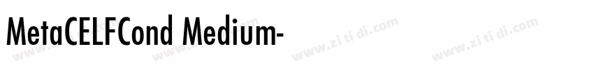 MetaCELFCond Medium字体转换